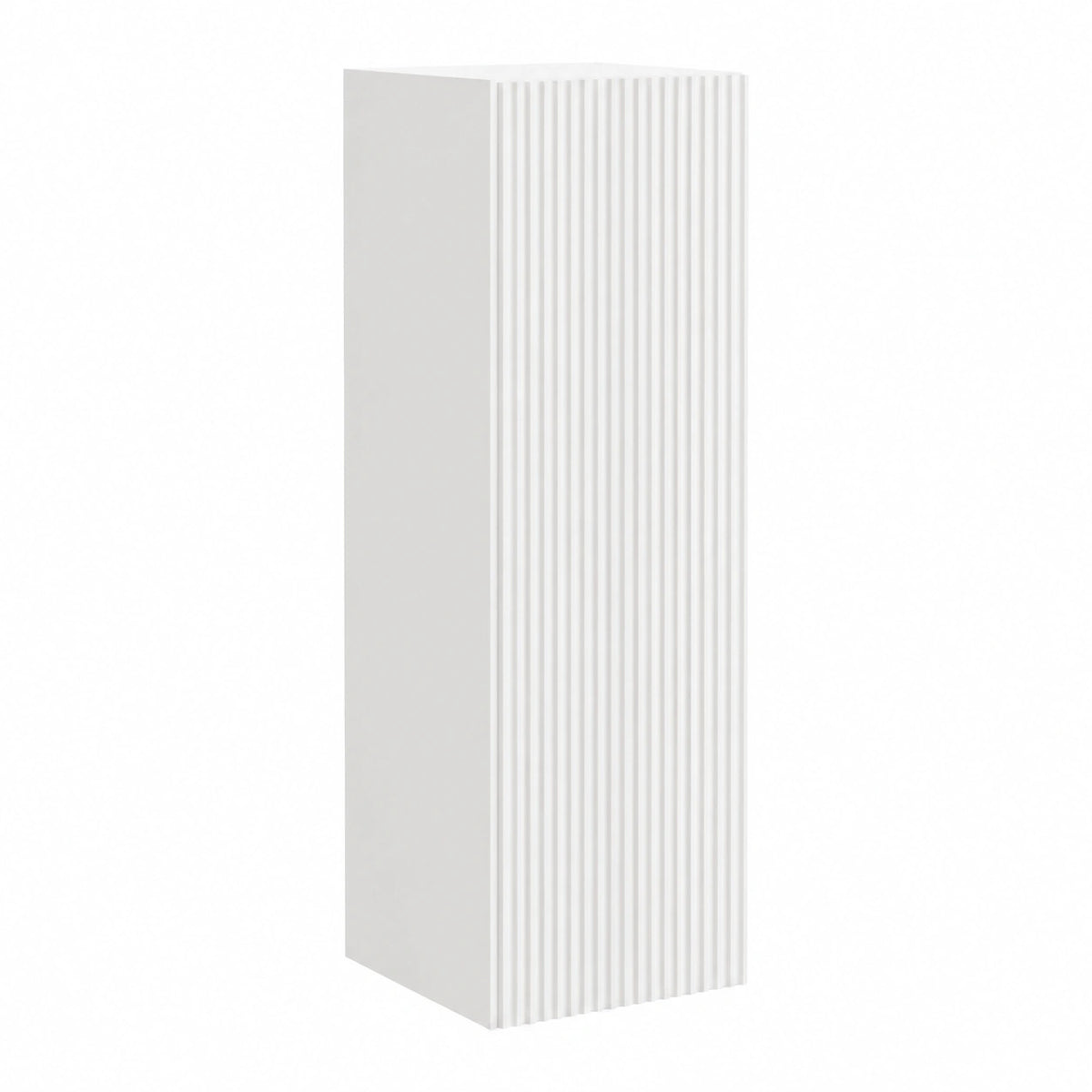 Meuble TV, avec rangement, coloris blanc, 30 x 31 x 100 cm, pour le salon