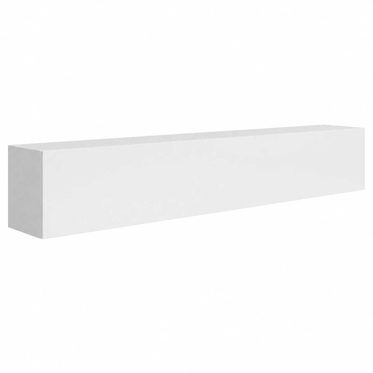 Meuble TV, modulable, avec portes, 180 x 30 x 40 cm, coloris blanc, pour le salon