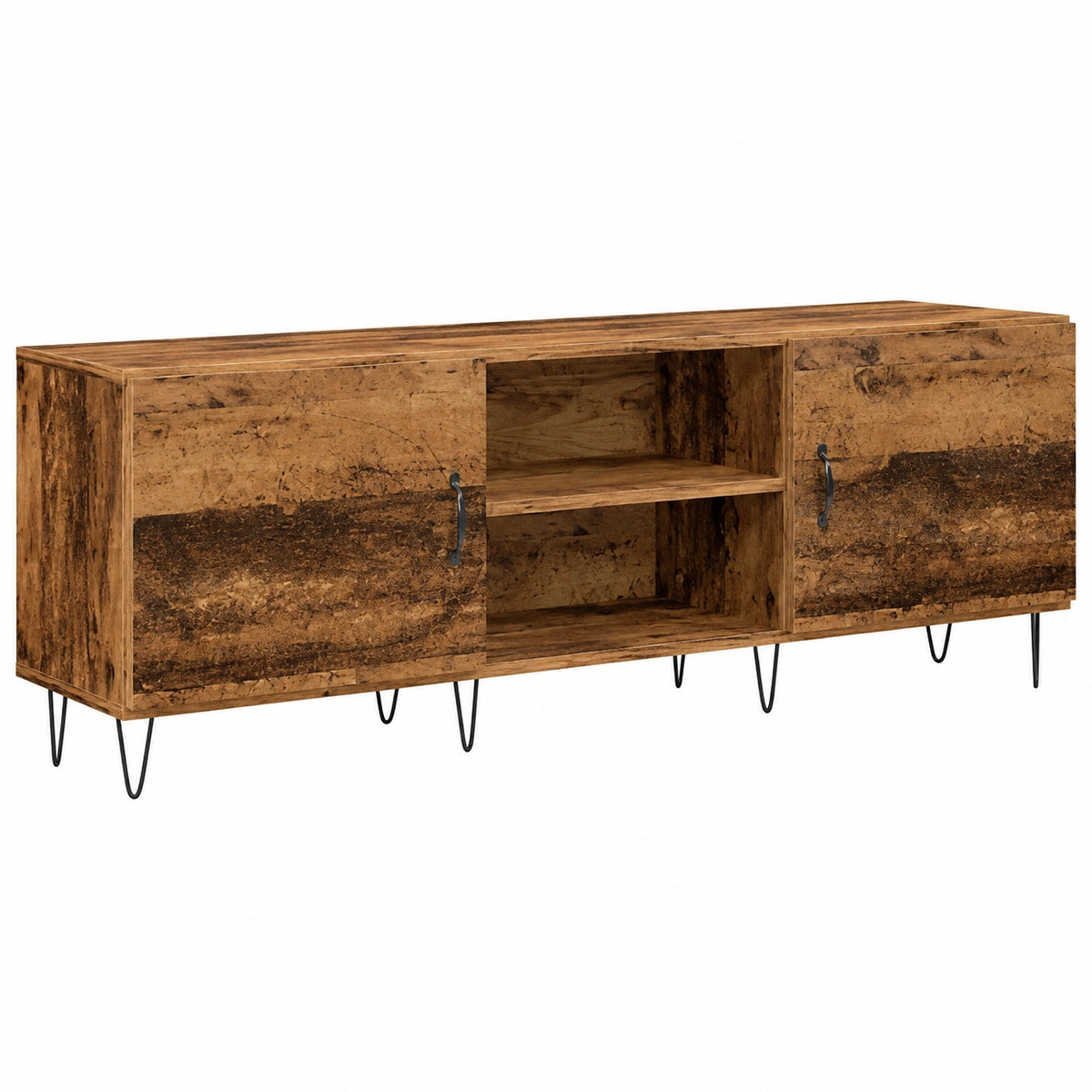Meuble TV, avec rangement, avec tiroirs, 150 x 30 x 50 cm, pour le salon