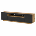 Armoire, en chêne, coloris noir, pour la chambre