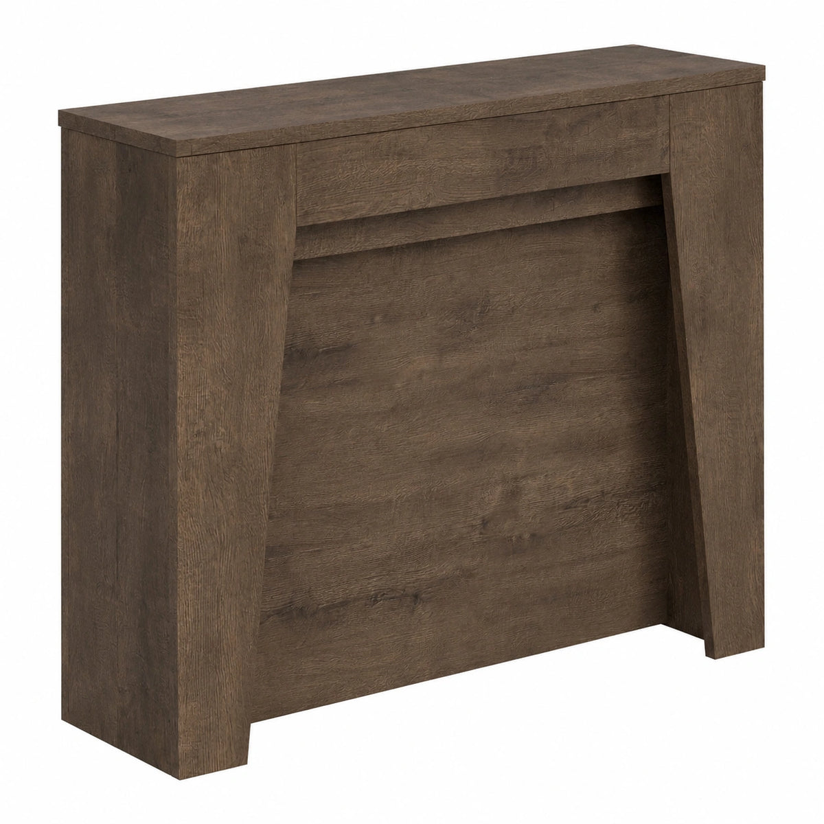 Table console, extensible, en noyer, pour l’entrée ou le salon
