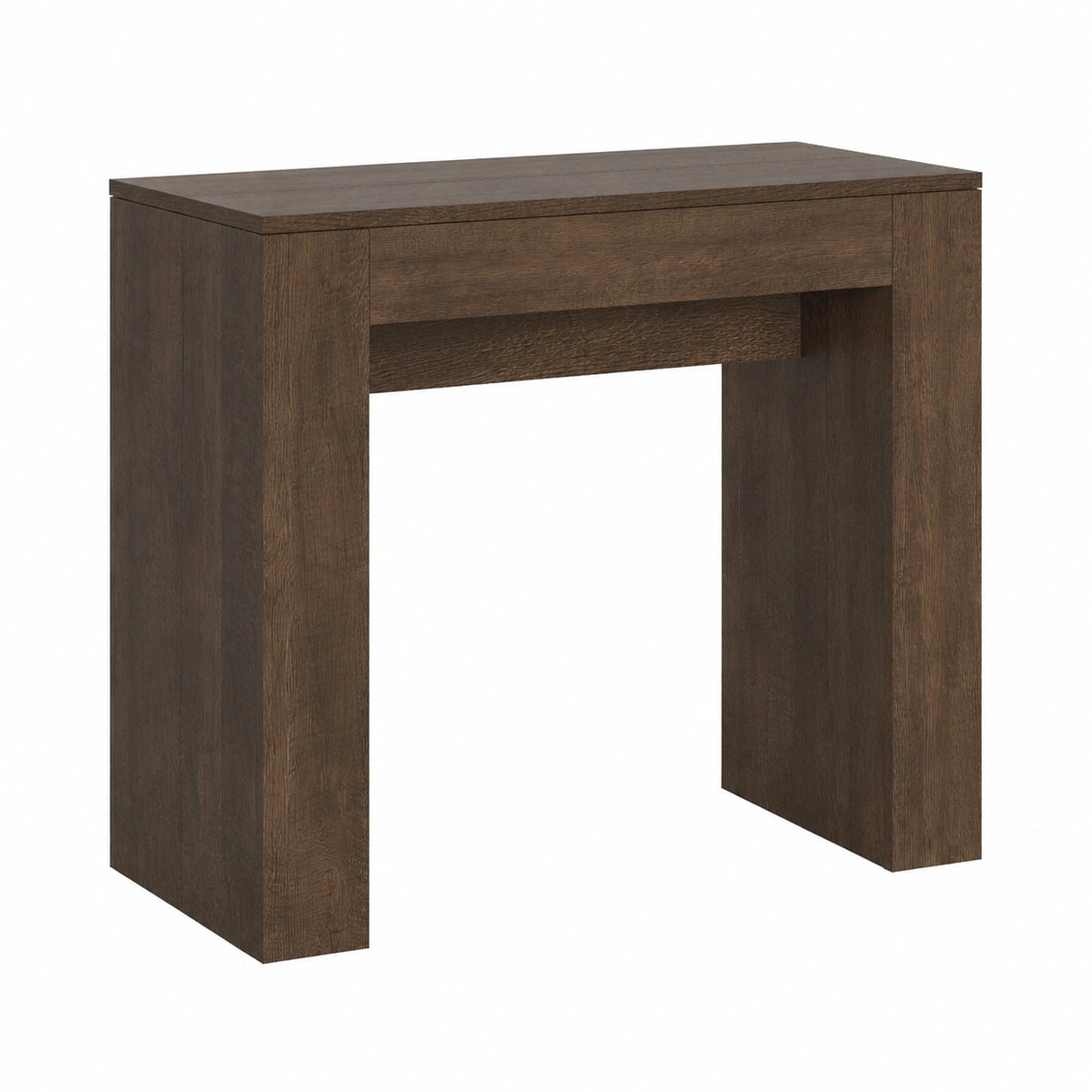 Table console, extensible, en noyer, pour l’entrée ou le salon