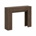Table console, extensible, en noyer, pour l’entrée ou le salon