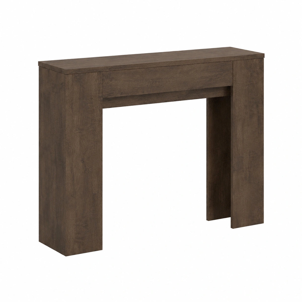 Table console, extensible, en noyer, pour l’entrée ou le salon