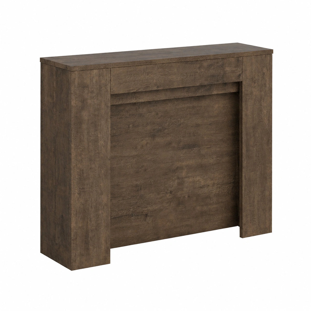 Table console, extensible, en noyer, pour l’entrée ou le salon