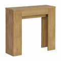 Table console, en chêne, extensible, pour l’entrée ou le salon
